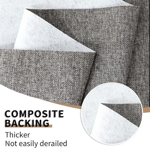 78 × 57 بوصة طبيعية سميكة من القماش الممتاز Linen Liner Liner Multi متعددة الأغراض مواد الألياف للبستنة لحفلات الزفاف العدائين ديكورات الحفلات المنزل عيد الميلاد (رمادي داكن) in Kuwait