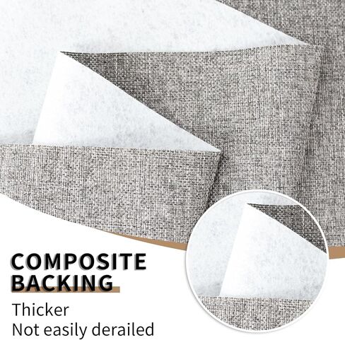 78 × 57 بوصة طبيعية سميكة من القماش الممتاز Linen Liner Liner Multi متعددة الأغراض مواد الألياف للبستنة لحفلات الزفاف العدائين ديكورات الحفلات المنزل عيد الميلاد (رمادي داكن) in Kuwait