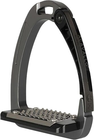 Acavallo Arena Alupro Safety Stirrup, One Size, 12cm, Blue in Saudi Arabia