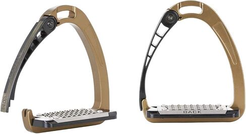 Acavallo Arena Alupro Safety Stirrup, One Size, 12cm, Blue in Saudi Arabia