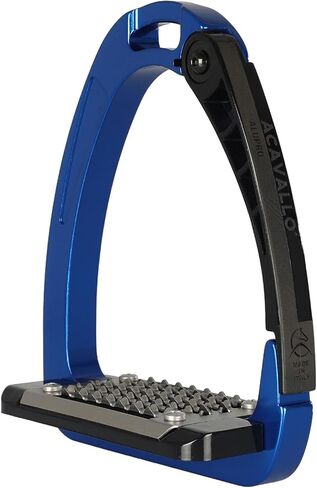 Acavallo Arena Alupro Safety Stirrup, One Size, 12cm, Blue in Kuwait