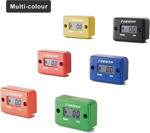 عداد ساعة حثي، عداد ساعة الدراجة الترابية، عداد ساعة المحرك، لمحرك الغاز، جزازة العشب، دراجة نارية، الثلج، الكارتينج، قارب ATV البحري، مولد محرك خارجي مقاوم للماء 1Pakc أزرق in Kuwait