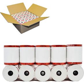 (Core) 3-1/8 x 230' (2 Cases - 100 Rolls) Thermal Paper Rolls With Red Start Mark TM-T88 T-20 T-90 Bixolon SRP-350 370