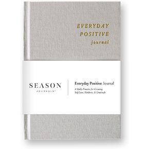 Everyday Positive Journal – Mindfulness & Gratitude Journal for Summer Self-Care | Daily Journal for Reflection, Growth & Joy | Minimalist Mental Wellness Journal for Women and Men