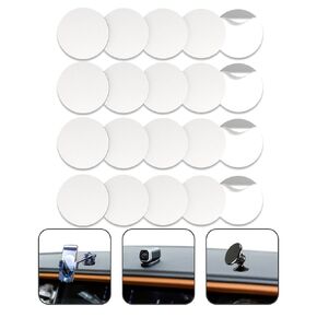 Sticky Adhesive Pads – 25mm Round Double-Sided Tape for Car Phone Mounts, 1" Clear Removable Dots,Dashboard & Dash Cam Base, Heat Resistant, Strong Hold