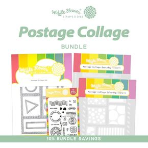 Waffle Flower Postage Collage Bundle