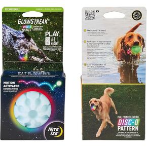 GlowStreak® Rechargeable LED Ball - Disc-O