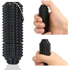 Button Click,Spinners,Pain Stim,3-in-1 Design of Little Ouchies Fidget Toy with Keychain,Spiky Toys Stress Relief for Adults
