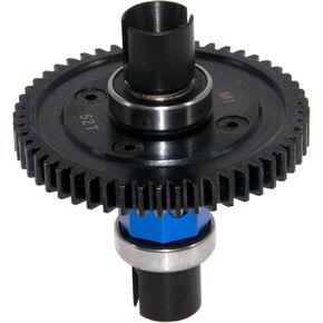 52T مركز الخزانة التفاضلية التخزين المؤقت المتوافقة مع 1/8 Traxxas Sledge 95076-4 جزء Monster Truck RC Car Steel Diff (Red)