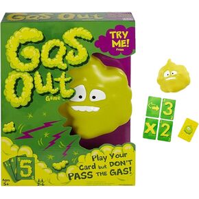 Gas Out Game, Gas Out Game for Kids, Family & Game Night, Hilarious Electronic Fart Sounds from a Plastic Gas Cloud, Fart Games for Kids, Farting Board Games