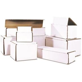 50-7x4x4" Corrugated Mailer Ships Flat and Fold Together in Seconds