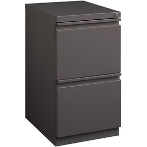Pemberly Row 25" 2-Drawer Metal Letter Width Vertical File Cabinet in Gray in Kuwait