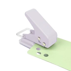 ZUFECY Mini Single Hole Punch, 1/4" Hole Punches, Round Handheld Puncher for Paper, A4 Sheets, Cards, Scrapbooking, School & Office Craft Supplies