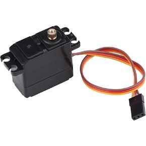 Gloglow High Metal Gear Servo Control Control Control for 1/16 1/14/12 RC Car ، سهلة الاستخدام ، غطاء بلاستيكي متين
