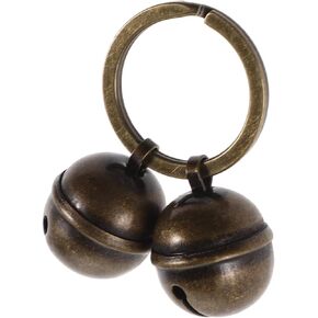 Besportble 1Set Pet Twlar Bell للكلاب والقطط أجراس خفيفة الوزن على الطراز العتيقة لمنع فقدان الحيوانات الأليفة متعددة الاستخدامات في الداخل والخارجية