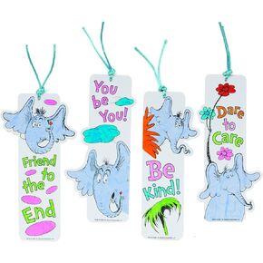 Color Your Own Dr. Seuss Horton Hears a Who Bookmarks - 48 Pieces