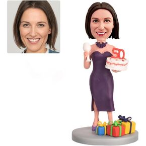 Fashionable Creative Personality bobblehead Doll, According to Your Photo Custom Unique Second-Hand Gifts. for Your Father, Mother, Friends, Colleagues