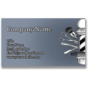 Personalized Business Cards - 3.5" x 2" - Thick Sturdy Cards - Made in the U.S.A. - Great for Salons, Hairdressers, Barbers, Spas, Cosmetology, Nails, Hair Cutting, and More! (Beauty Parlor) in Kuwait