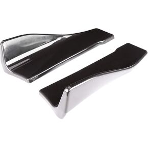 Rear Bumper Diffuser, Spoilers for Cars Rear Diffuser with Mounting Screws 2pcs Universal Glsooy Black ABS for Bumper Deflector