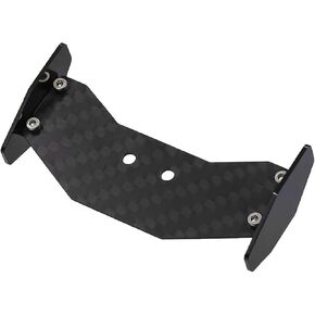 RC Spare Part Compatible with LOSI Micro-B 1/24 RC for Buggy Cars Upgrade Parts Accessories Carbon Fiber Pattern Tail Wing Spoiler #58737