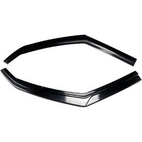 Spoiler Separator, Compatible with VW Polo 6R 6C 2009 2010-2017 Car Front Bumper Lip Splitter Diffuser Body Kit Spoiler Bumper Guard Protector Auto Decoration