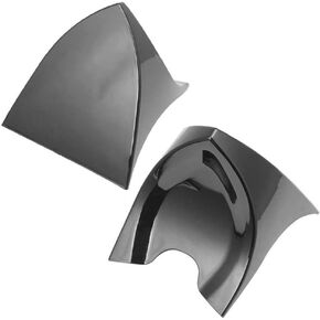 Universal Black Lower Chin Fairing Front Spoiler Compatible with Sportster XL Softai and Other Motorcycle Models(Light Black)