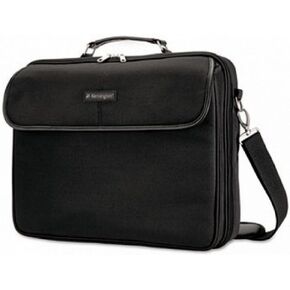 Kensington Simply Portable 30 Laptop Case, Fits Devices Up to 15.6", Polyester, 15.75 x 3 x 13.5, Black