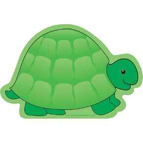 SHAPES ETC. 50 Sheets Turtle Large Notepad 5inx7in size Cute Reptile Notes Classroom Bulletin Board Decor Teacher Supplies School Notepads Memos Reminders Messages VBS Decorations Arts Crafts USA Made