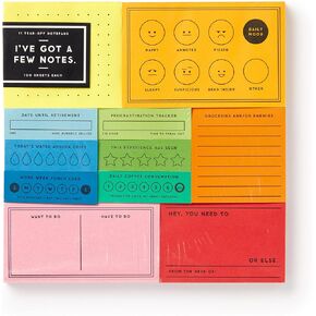 Brass Monkey I’ve Got A Few Notes – Vintage Inspired Tear Off Notepad Set With 11 Separate Task Pads
