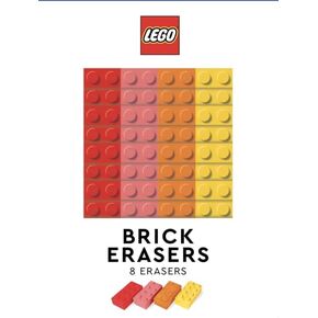 Lego Brick Erasers Multicolor