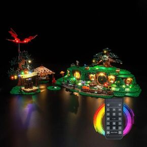 BrickBling LED Light Compatible with Lego 10354 The Shire- Not Come with Model (RC Version Light)