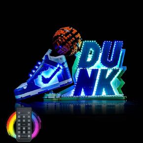Light kit Compatible with Lego 43008 Nike Dunk x - No Model Only Light, LED Lighting Accessories Compatible with Lego 43008 (RC Version)