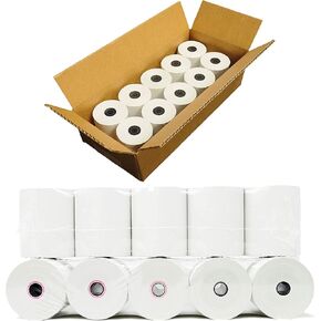 3 1/8" x 190' (10 POS Rolls) Bpa Free Thermal Receipt Printer Paper