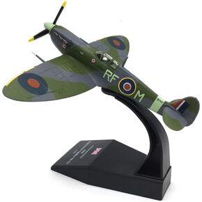 1/72 Scale Model Aircraft Spitfire Fighter Simulation Alloy Fighter Jet Model Plane Military Airplane for Adults