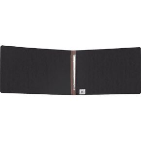 Oxford Pressboard 11" x 17" Report Cover, 3" Capacity, Tape-Reinforced Side Hinge, Tabloid Size, Black (13206)