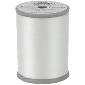 Finishing Touch White Bobbin Thread 100% Poly 60wt (FTB02)