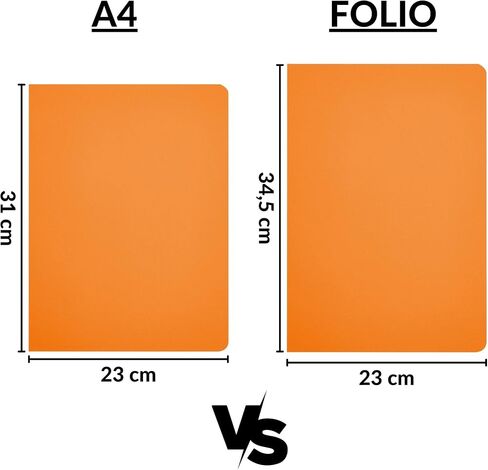 Raylu Paper® - Pack of 25 Cardboard File Folders with Faster Holes and Vivid Colours, 200g Thick Kraft Cardboard Folders (Pink, Folio) in Saudi Arabia