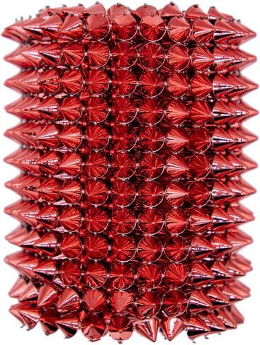 1 Yard Sew Stitch on Spikes - Plastic Decorative Studs with Flat Back, Punk Mesh Rivets & Beads for DIY Clothing, Shoes, Jackets, Costumes - Lightweight Craft Supplies for Arts & Crafts in Saudi Arabia