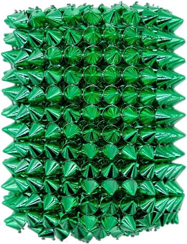 1 Yard Sew Stitch on Spikes - Plastic Decorative Studs with Flat Back, Punk Mesh Rivets & Beads for DIY Clothing, Shoes, Jackets, Costumes - Lightweight Craft Supplies for Arts & Crafts in Saudi Arabia
