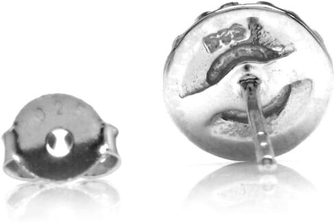 Silvershake Petite Natural Moonstone 925 Sterling Silver Flower Stud Earrings in Saudi Arabia