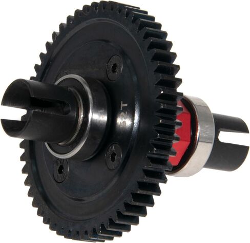 52T Center Differential Locker Spool Compatible with 1/8 Traxxas Sledge 95076-4 Part Monster Truck Rc Car Steel Diff Replacement(Red) in Saudi Arabia
