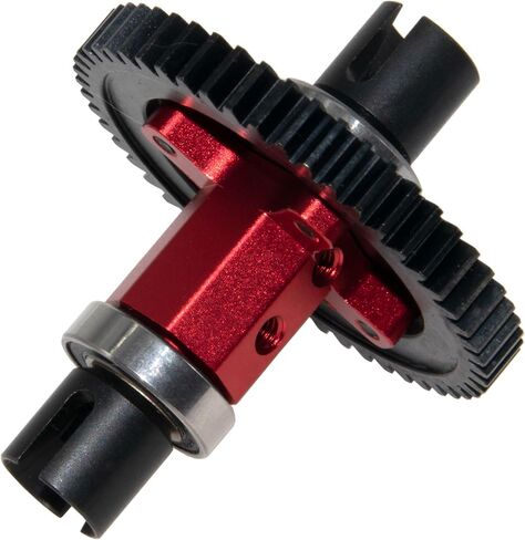52T Center Differential Locker Spool Compatible with 1/8 Traxxas Sledge 95076-4 Part Monster Truck Rc Car Steel Diff Replacement(Red) in Saudi Arabia