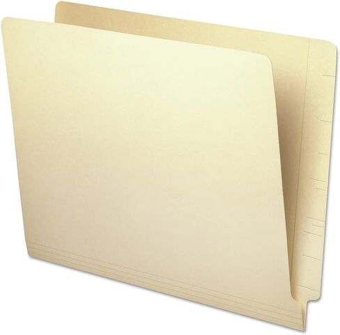 Universal UNV13330 Deluxe Reinforced Straight End Tab Folders - Letter, Manila (100/Box) in Saudi Arabia