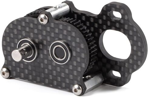 إيماءة إيماءة صندوق تروس محور مستقيم لـ Scaler Sportsman 1/10 RC Crawler Chassis-تصميم منخفض الخفيفة منخفضة CG (Silver) in Saudi Arabia