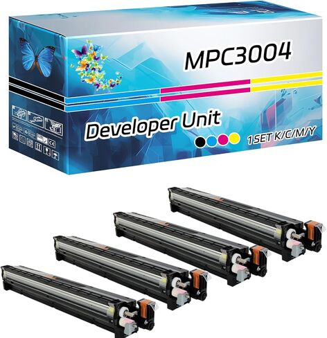 MPC3004 Developer Unit Compatible for Ricoh MP C3004 MP C3004ex MP C3504 MP C3504ex Printers, High Yield 260000 Pages, with Chip High-Definition Printing (2 Pack Black) in Saudi Arabia