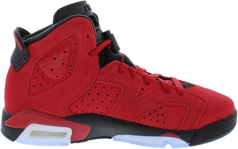 Nike Jordan 6 Retro (Ps) Boys Shoes Size 2Y, Color: White/Medium Grey-Cool Grey in Saudi Arabia
