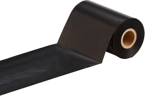 Thermal Transfer Printer Ribbon Roll – Bulk Black Standard Resin-Enhanced Wax Ribbons (4.33" x 1181'/110mm x 360m) – Compatible with Datamax Printers & More (24 Rolls) in Saudi Arabia