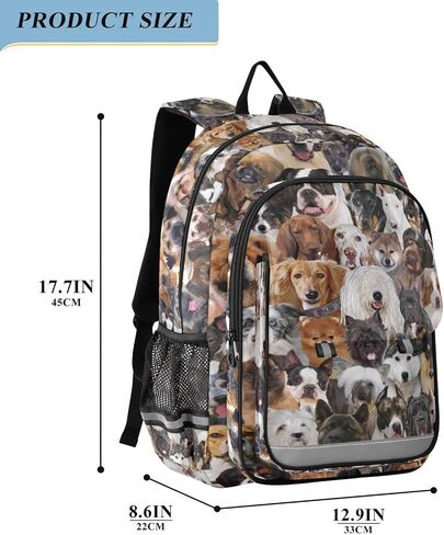 ALAZA Cow Print Laptop Backpack Purse for Women Men Travel Bag Casual Daypack with Compartment & Multiple Pockets in Saudi Arabia