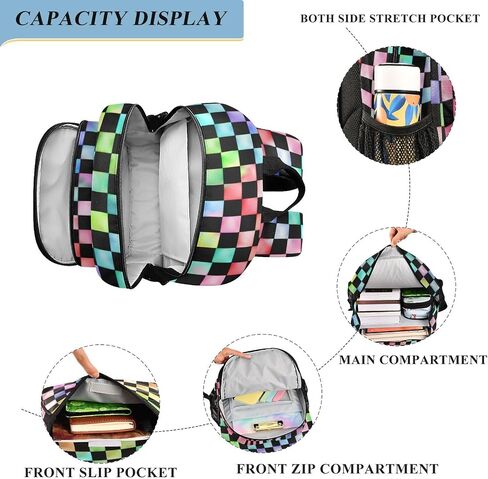 ALAZA Cow Print Laptop Backpack Purse for Women Men Travel Bag Casual Daypack with Compartment & Multiple Pockets in Saudi Arabia