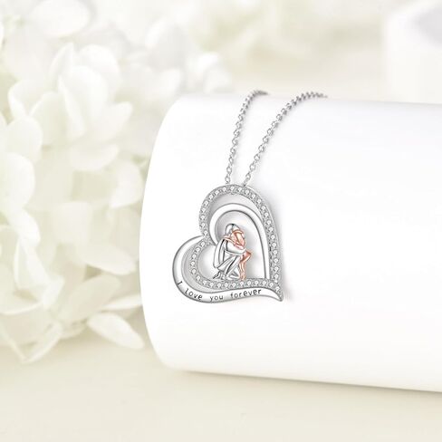 Yin Yang Necklace Sterling Silver Tree of Life Abalone Shell Pendant Jewelry Gifts for Women Men in Kuwait